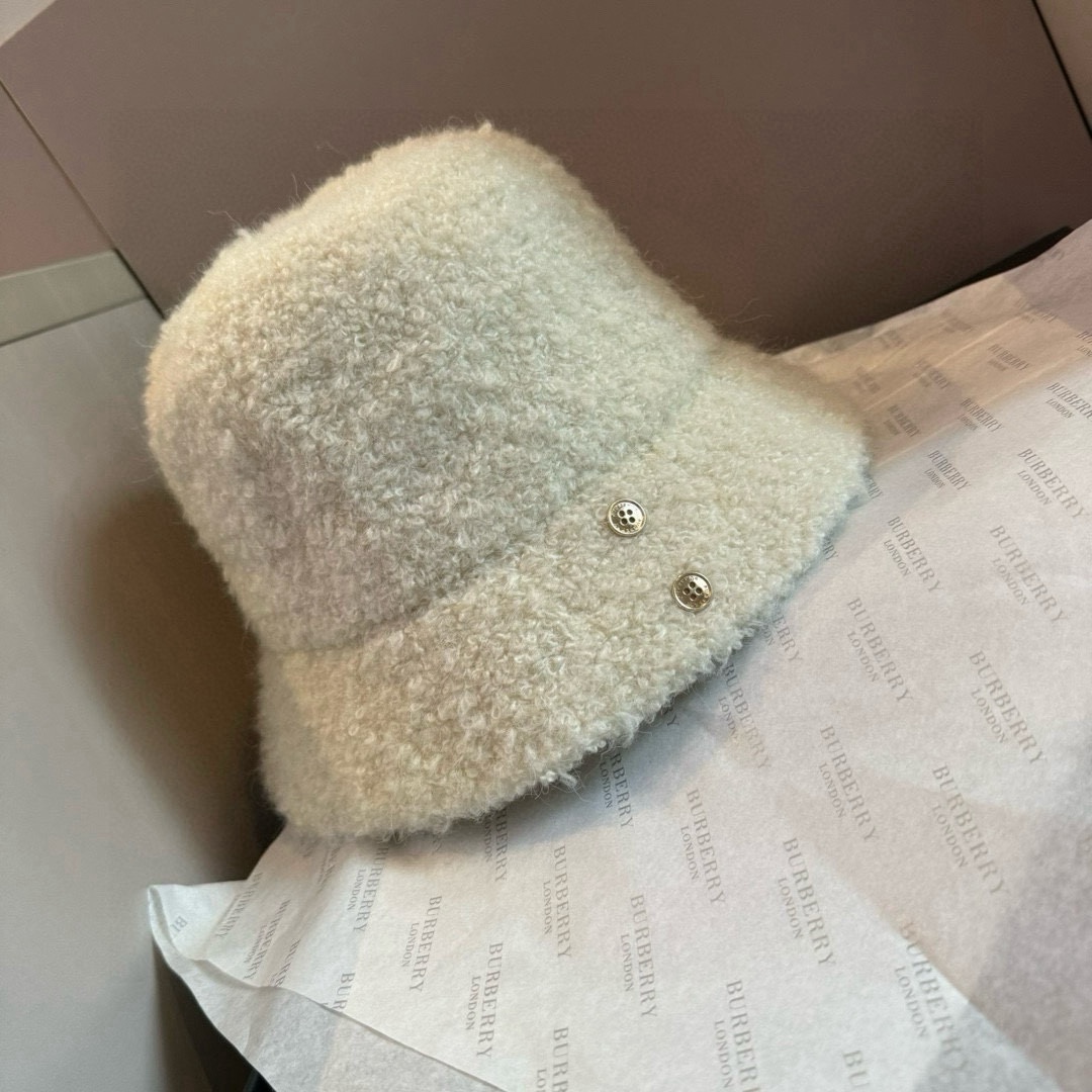 🆕

Burberry巴宝莉新款羊毛盆帽，手抓渔夫帽，头围57cm