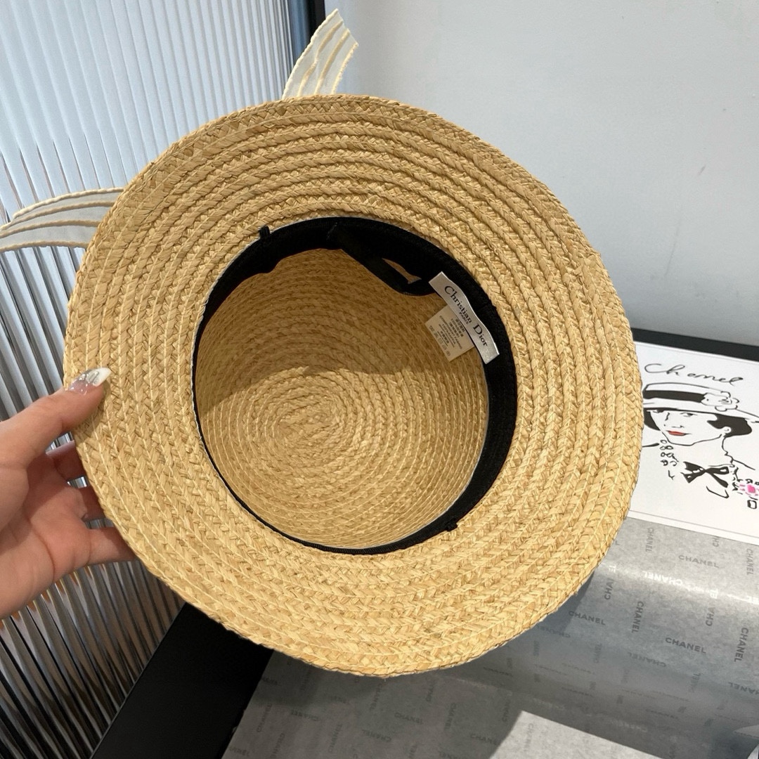 🆕
Dior冬奥2025夏款礼帽，草帽，小清新 头围57cm