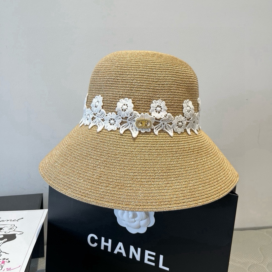 🆕

Celine赛琳新款草帽，头围57cm