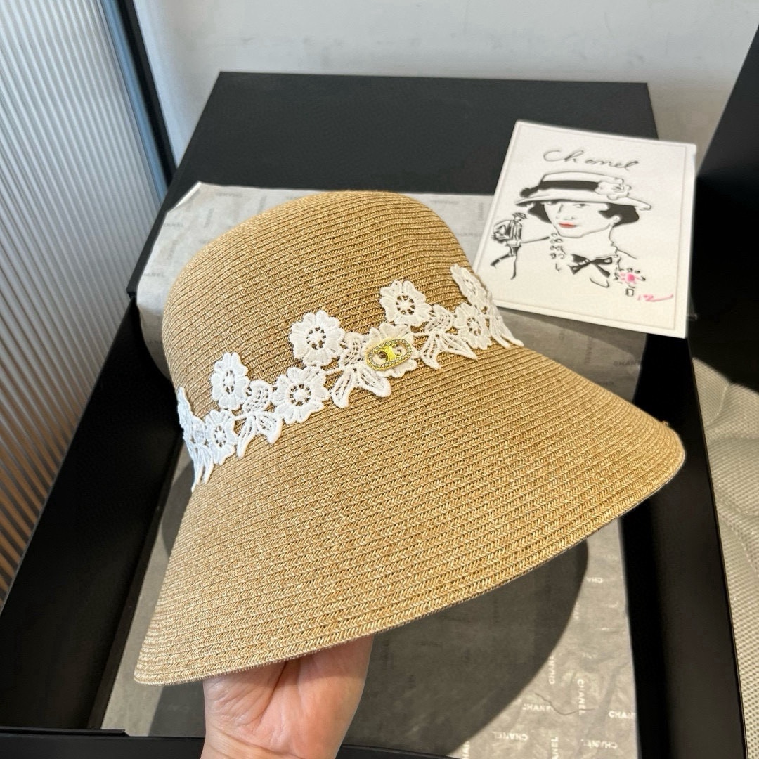 🆕

Celine赛琳新款草帽，头围57cm