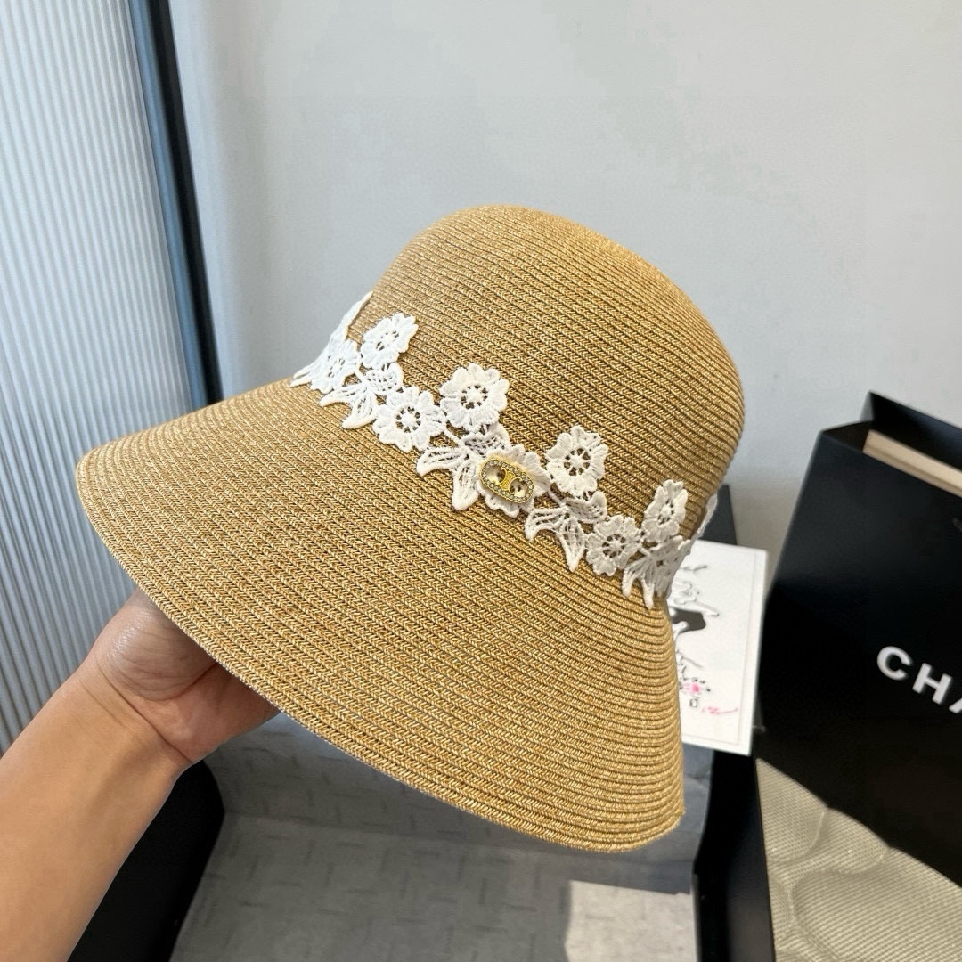 🆕

Celine赛琳新款草帽，头围57cm