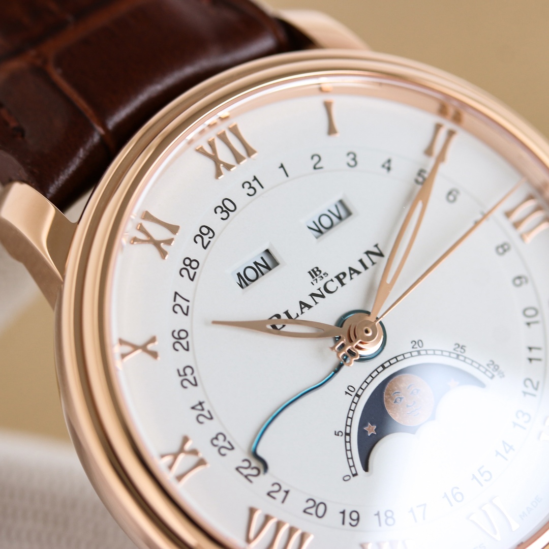 Boper Villeret Classic 6654 Calendar Wristwatch: Elegant Design and Precision Craftsmanship - 图片 4