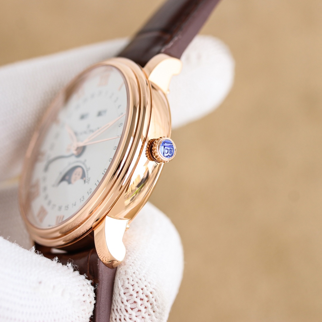 Boper Villeret Classic 6654 Calendar Wristwatch: Elegant Design and Precision Craftsmanship - 图片 7
