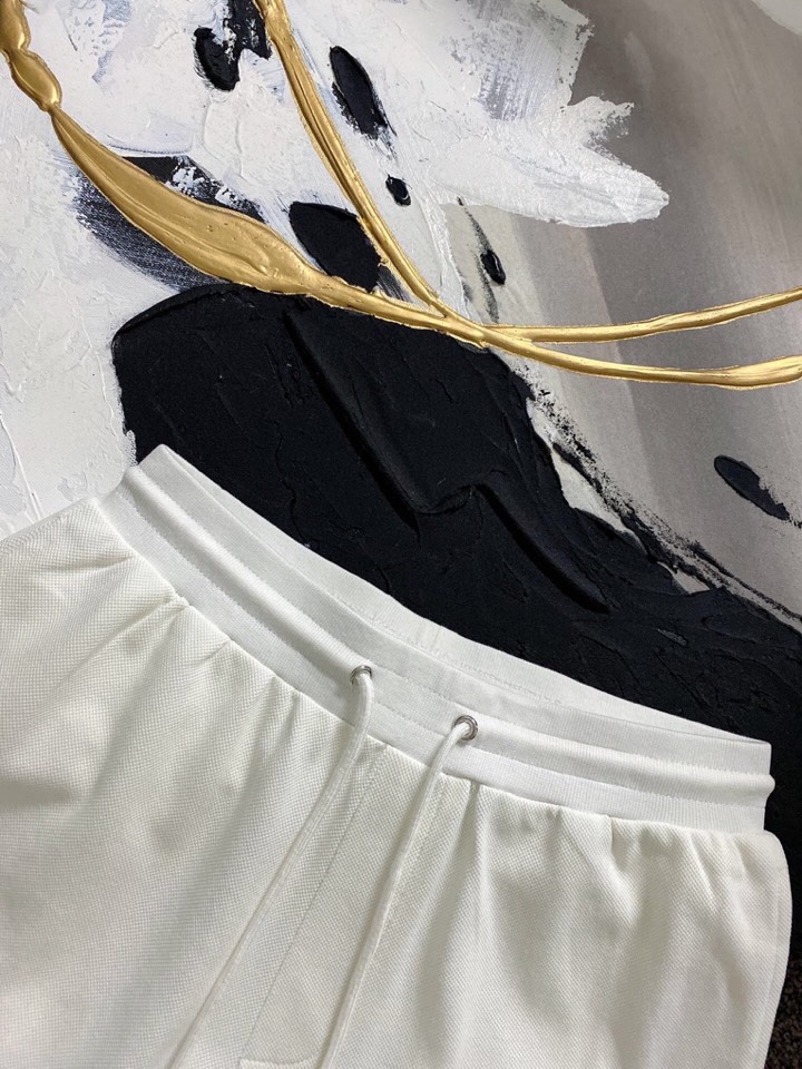 Latest Thom Browne Spring/Summer Shorts: Cotton, Embroidery, High Quality, Green/Gray/White, Sizes M-3XL - 图片 3