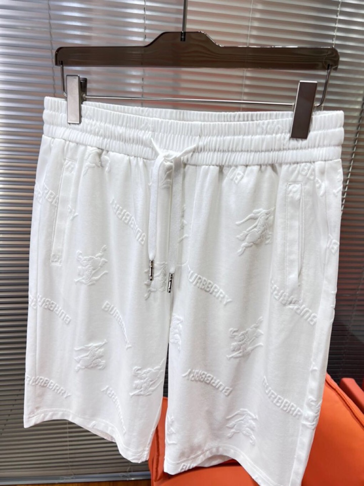 “Stylish Burberry Baballi Shorts: 80% Cotton, Double-Headed Tweezers, Floral Design, Monolithic Interior” - 图片 3