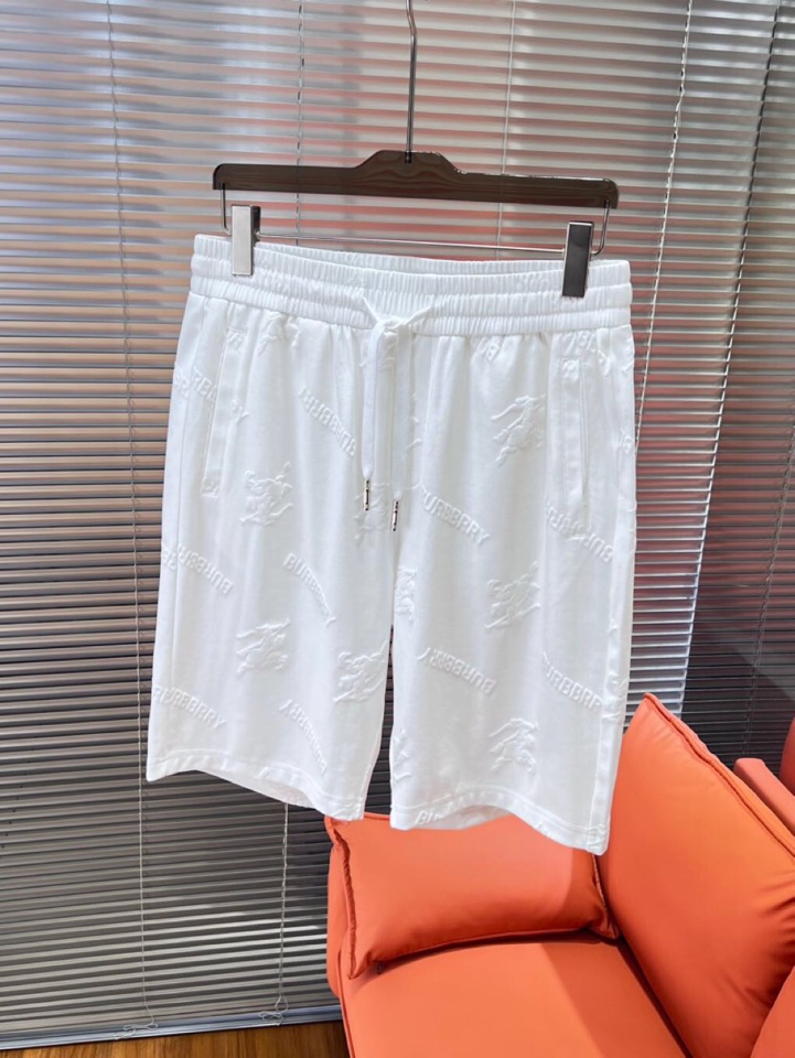“Stylish Burberry Baballi Shorts: 80% Cotton, Double-Headed Tweezers, Floral Design, Monolithic Interior” - 图片 1