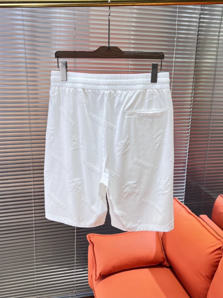 “Stylish Burberry Baballi Shorts: 80% Cotton, Double-Headed Tweezers, Floral Design, Monolithic Interior” - 图片 9
