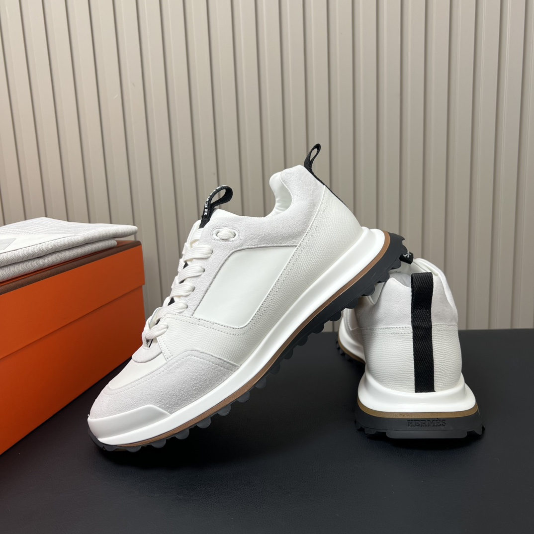 נעליי גברים Hermes Leader מעור נוח ועור מושלם למרות וניחות מוביליות 8 i1754638345 6573 6