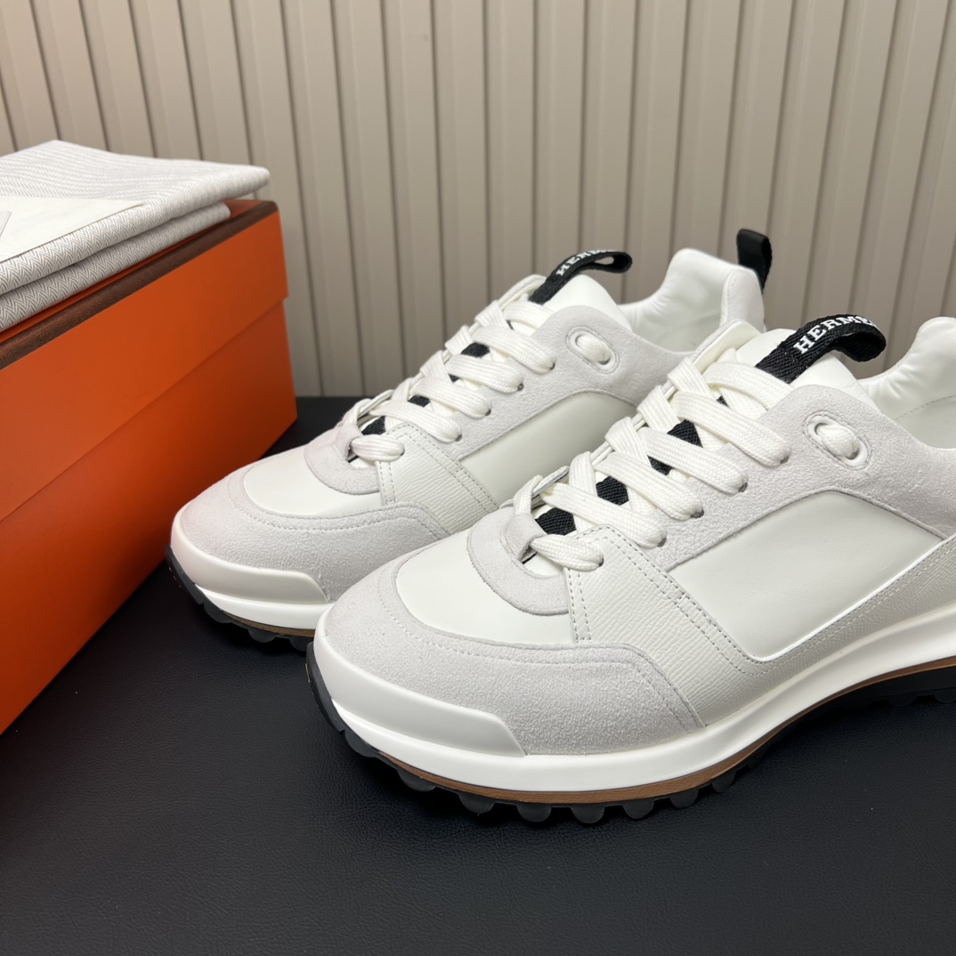 נעליי גברים Hermes Leader מעור נוח ועור מושלם למרות וניחות מוביליות 6 i1754638345 7245 4