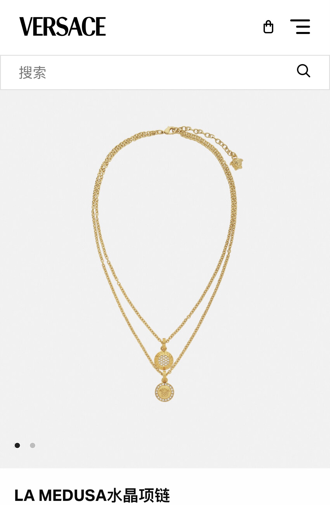 “Versace Medusa Head Brass Bracelets and Necklaces Design Details” - 图片 5