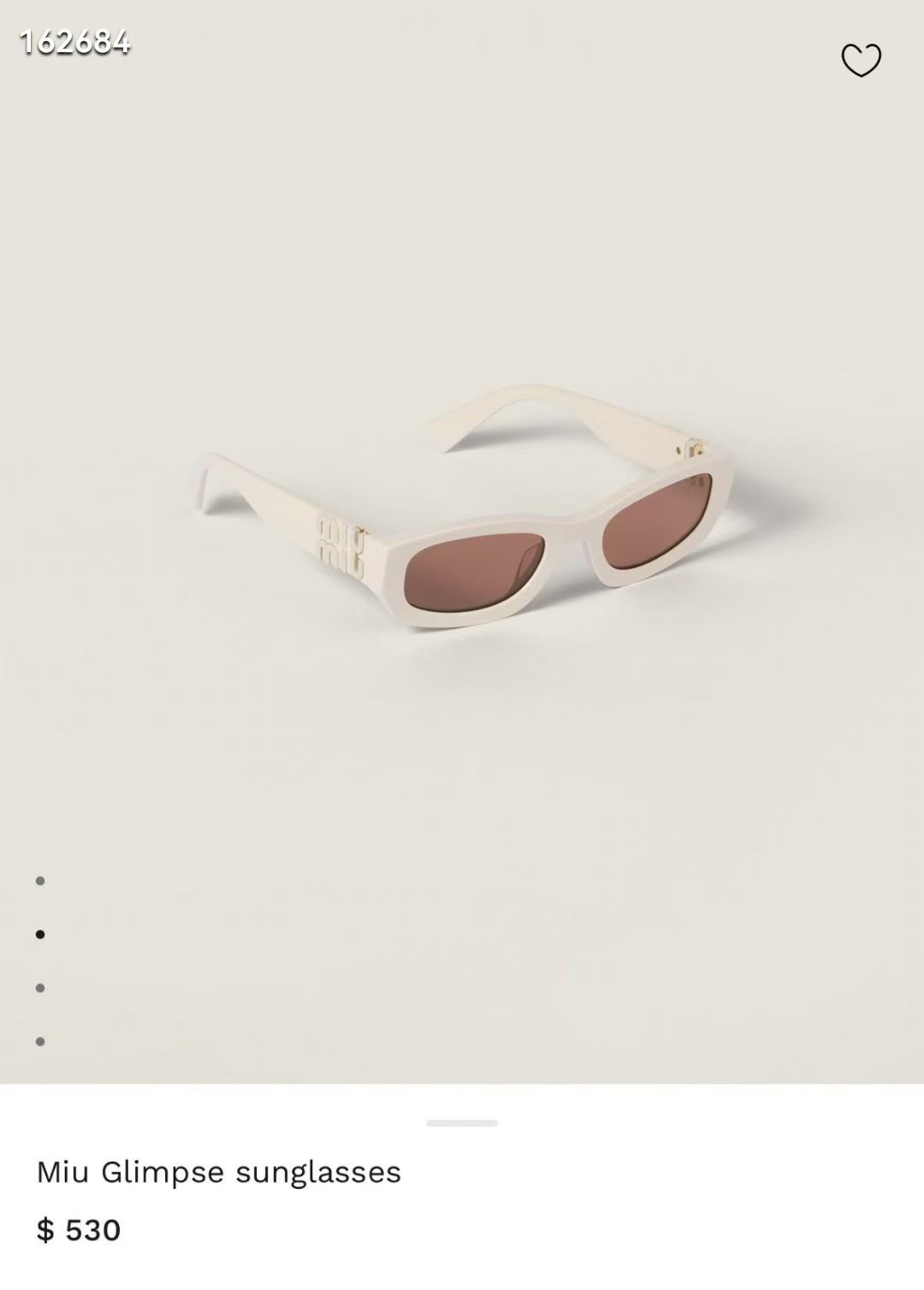  ‼️ 官网图 MIU MI*🎀🎀🎀MODEL：MU04V🎀🎀🎀SIZE：52口23-145🎀🎀🎀