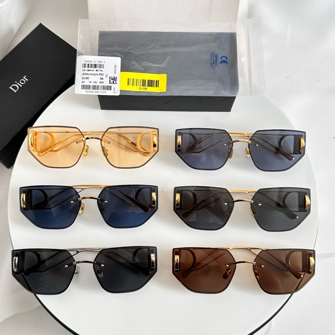  ‼️新品原单❗️Dior 
30MONTAIGNE B3U
3.0加厚镜片 
👍 2025升级
Siz