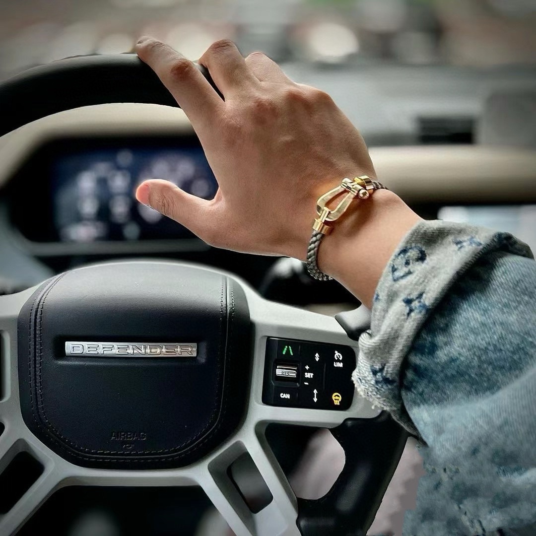 NO:381895,New product releases are popular. Fred Fred full diamond, half diamond, and no diamond horseshoe buckle neutral high-quality soft-bank wire rope bracelet bracelet!  The big brand of red leather ropes in the year of the zodiac, fashionable and exquisite FORCE series bracelets high-end customization~Asia gold micro electroplating 18k gold craftsmanship, Seiko horseshoe buckle bracelet!  The effect of getting started is very versatile. Internet celebrity experts. A must-have item for fashion. Rose gold, gold and silver buttons. Two sizes of 17/19cm for couples. Elegant accessories, bracelet, bracelet, gold19860909新品发布火爆费雷德 Fred斐登满钻、半钻、无钻马蹄扣中性款高品质软银丝绳手链手镯！本命年红皮绳大牌 时尚 精致FORCE 系列手链高端定制～亚金微电镀18k金工艺 精工马蹄扣头手镯！上手效果非常百搭 网红达人 时尚一族必备单品 玫瑰金、黄金、银色扣头男女情侣款两个码数17/19cm,饰品精品,bracelet,bracelet,gold,Jewelry