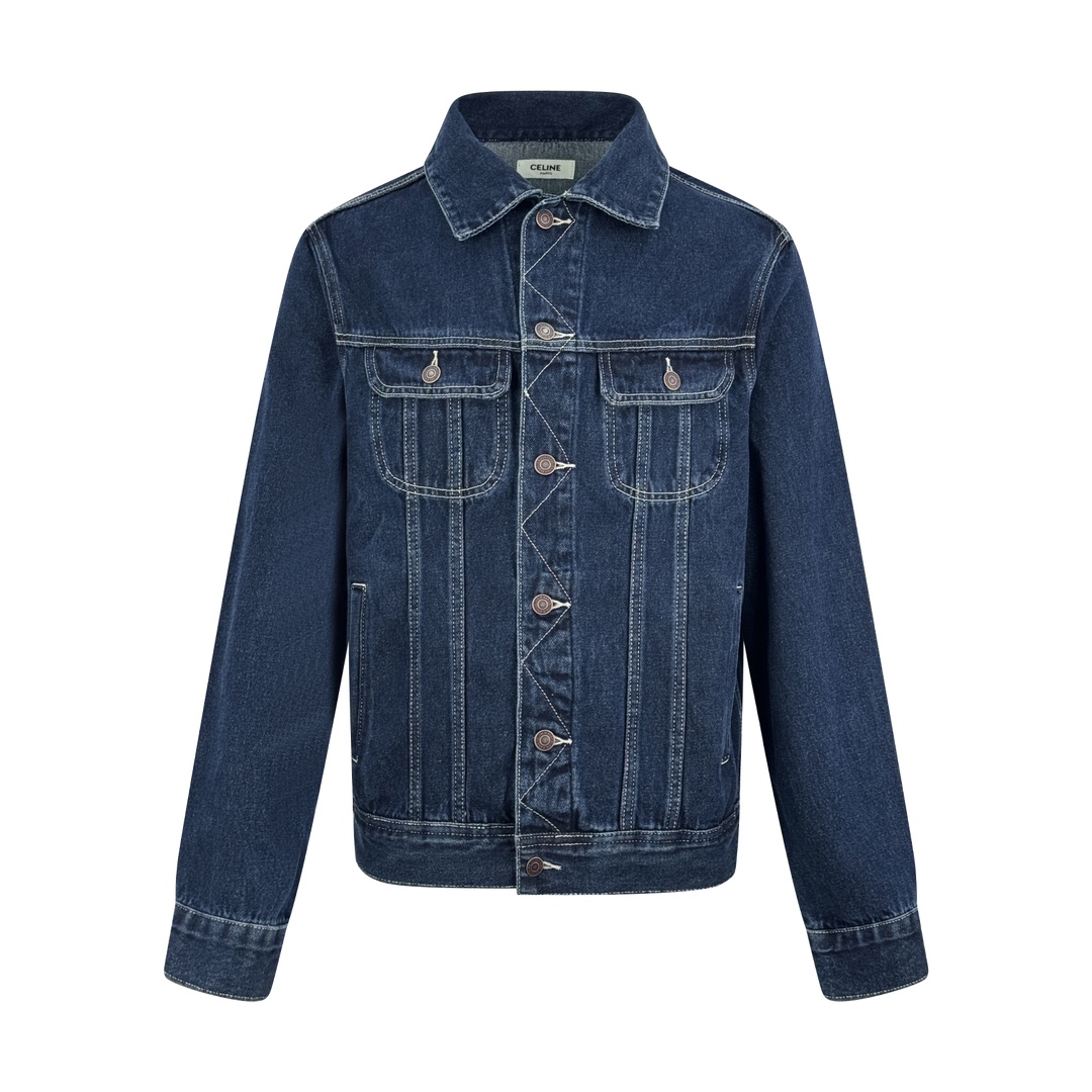 NO:500257,.Celine Paris Decorated denim jacket Custom made high-density cotton twill denim cloth Full texture Comfortable skin with a touch of deep indigo as the main tone With infinite possibilities Front style is French elegance as the pen Two symmetrical chest pockets paired with metal buttons Add a tough and handsome look while the line turns behind, eye-catching CELINE PARIS decor has become the unique soul mark of this work. The lines are smooth and neat, and there is endless power. Feel the French elegance and fashion power of Celine 1: Using imported machine embroidery craftsmanship Use advanced computer control systems and precision mechanical components to realize Celine Paris decorative work Presents a clear and three-dimensional embroidery effect. Craft 2 The whole piece of clothing is washed through special solution  Remove stains and slight fading. Then wash them with snowflakes. Fade through strong washing to make them even color. Complex workmanship and high loss. Process 3: The whole piece of clothing is made of a cushion. The cushion is used to replace the needle position. The double needle spacing can be controlled to achieve seamless splicing. Flat and tidy Auxiliary materials. Customized 1:1 Celine I-shaped buckle. Customized 1:1 Celine trademark. Fit fit style. Size S M L XL,,celine,celine,jackets & coats,alexander wang.19860909.Celine Paris 贴饰牛仔外套 定制臻品高密全棉斜纹牛仔绒布 质感十足 舒适贴肤 以一抹深邃的靛蓝作主基调 具有无限的可能性 前幅以法式优雅为笔 两个对称的胸前口袋搭配上金属纽扣 增添了一份硬朗与帅气 而当视线转向背后 醒目的CELINE PARIS贴饰 成为了这件作品独一无二的灵魂印记 线条流畅而利落 蕴含着无尽的力量 感受赛琳的法式优雅与时尚力量 工艺1: 采用进口机贴布绣工艺 使用先进的计算机控制系统和精密的机械部件 实现Celine Paris 贴饰作业 呈现出清晰度和立体感兼具的刺绣效果 工艺2整件衣服采用中孝洗 通过特制溶液 去除污渍且轻微的褪色 再雪花洗 通过强烈的洗涤方式来褪色 使其颜色更为均匀 做工复杂 损耗高 工艺3: 整件衣服采用埋夹机拼缝 埋夹机通过更换针位 可以控制双针间距 做到无缝拼接 平整整洁 辅料 定制1:1 Celine 工字扣 定制1:1 Celine 商标 版型 合身版型 尺码 S M L XL,,celine,celine,jackets & coats,alexander wang,Men's clothing