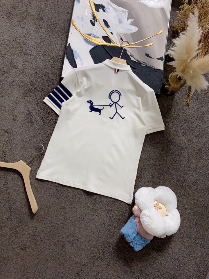 “THOM BROWNE Monochrome Spring Summer Suit: Original Tailoring, Cotton Bead Floors, Embroidered Details, 3 Colors” - 图片 7