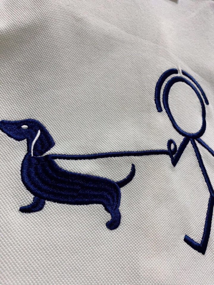 “THOM BROWNE Monochrome Spring Summer Suit: Original Tailoring, Cotton Bead Floors, Embroidered Details, 3 Colors” - 图片 6