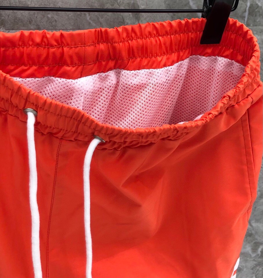 “THOM BROWNE Classic Four-Bared Sandal Shorts in Gray, Tibetan Cyan, White, and Orange – Code 1-5” - 图片 6