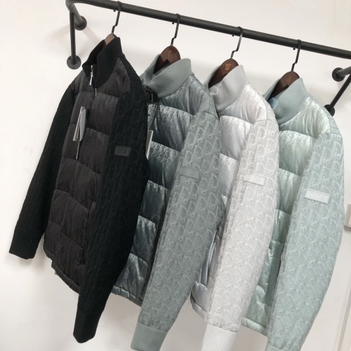 Dior Oblique Logo Jacquard Wool-Blend Down Jacket 1 Dior Oblique Logo Jacquard Wool-Blend Down Jacket