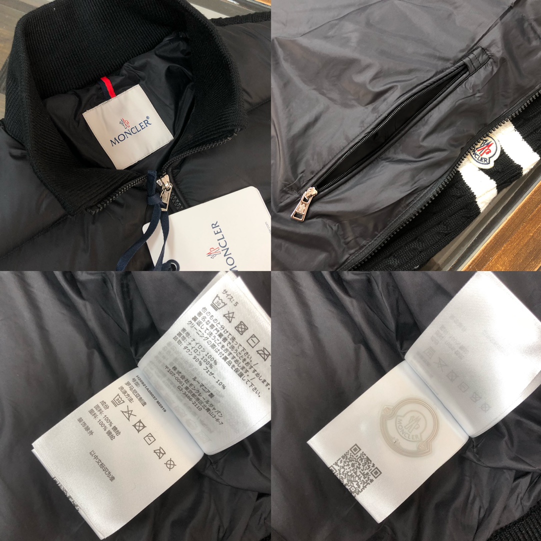 🆕MON*CLER 蒙口 25秋冬最新款设计时尚百搭舒适透气潮流羽绒拼接羊毛针织衫羽绒服外套！官网同步发