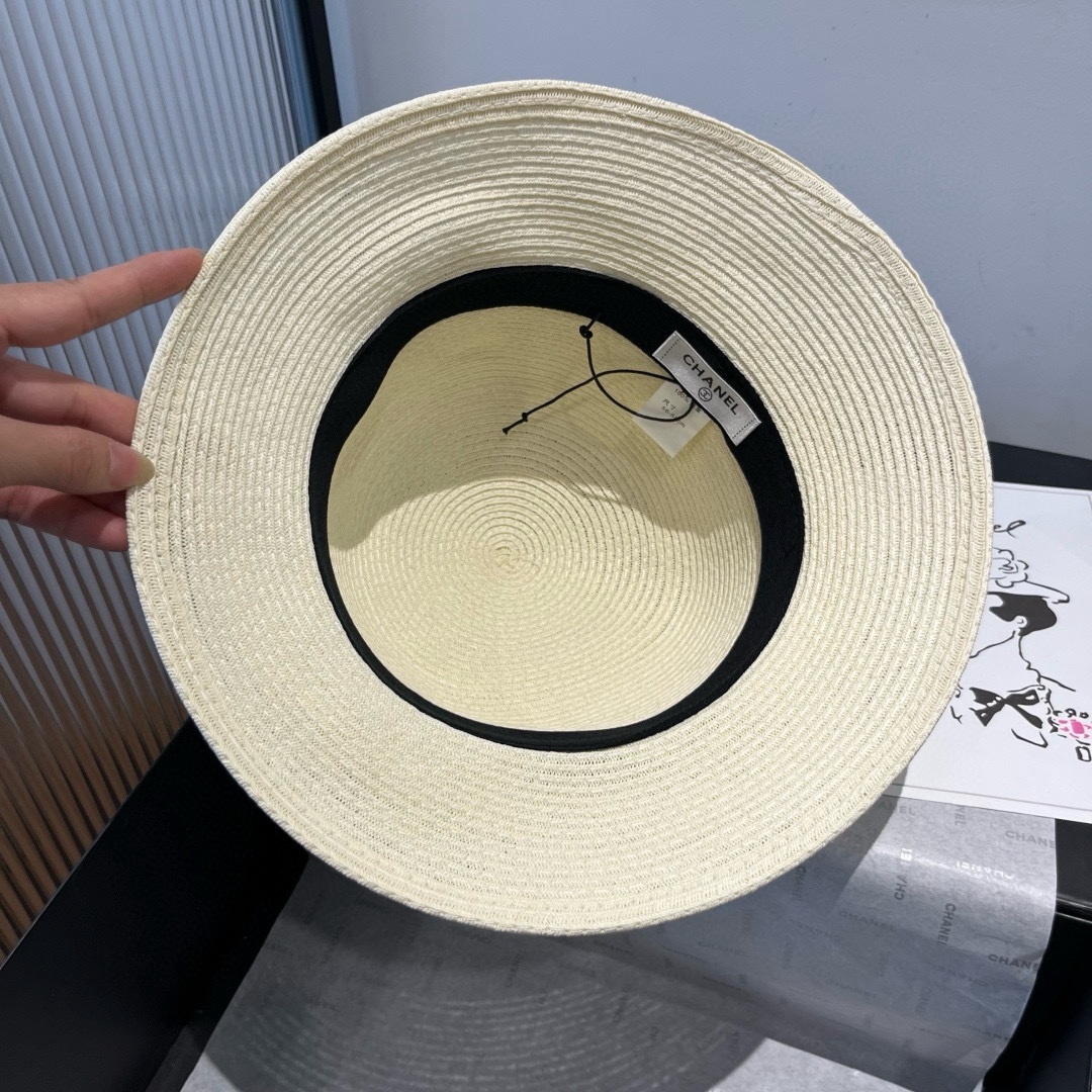 🆕

Chanel香奈儿草帽，高级定制，头围57cm。