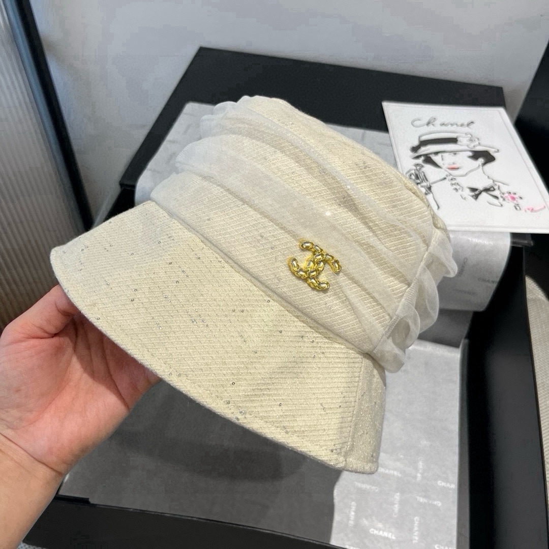 🆕

香奈儿新款遮阳渔夫帽、防紫外线布帽，可折叠头围57cm