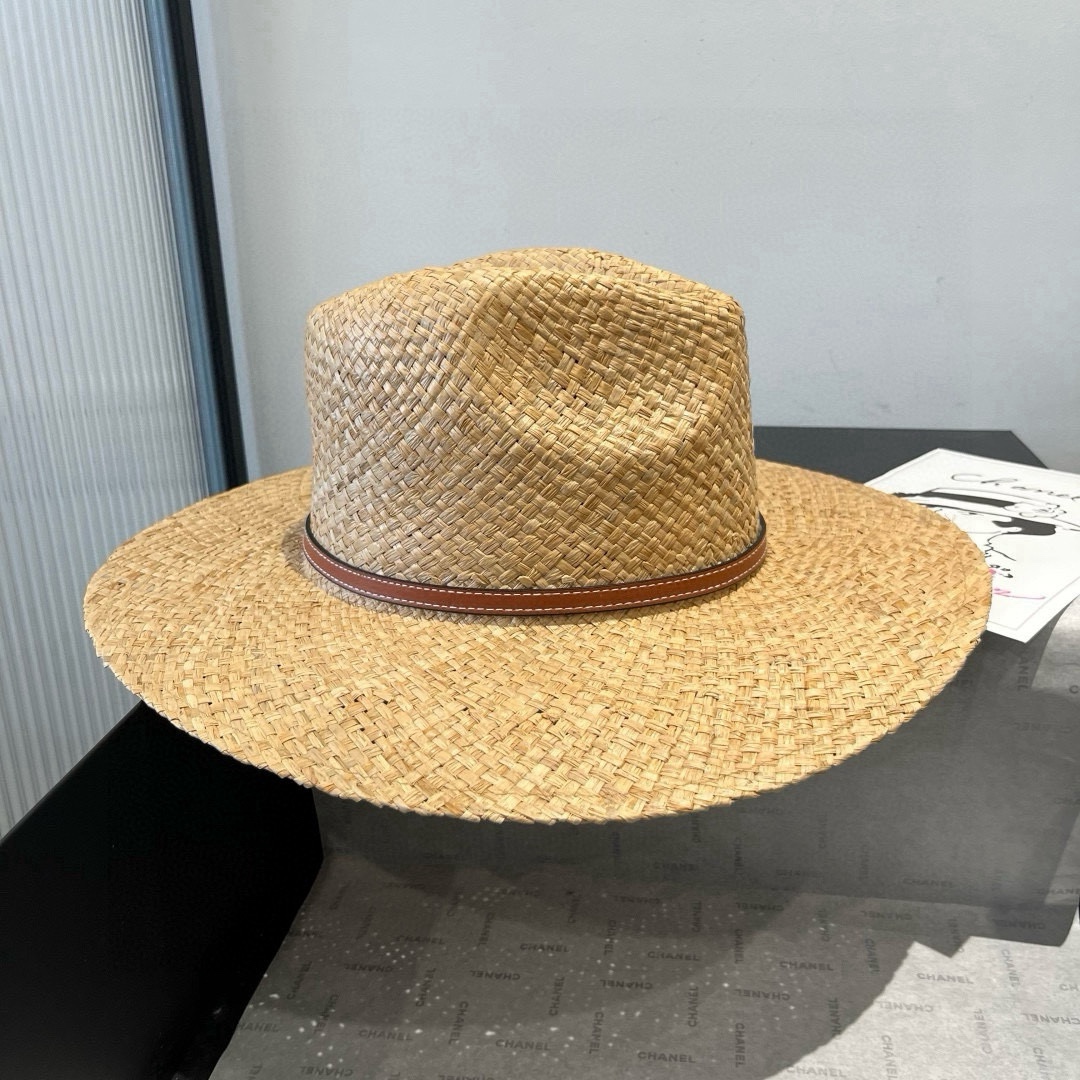 🆕

古奇新款礼帽，遮阳草帽，头围57cm