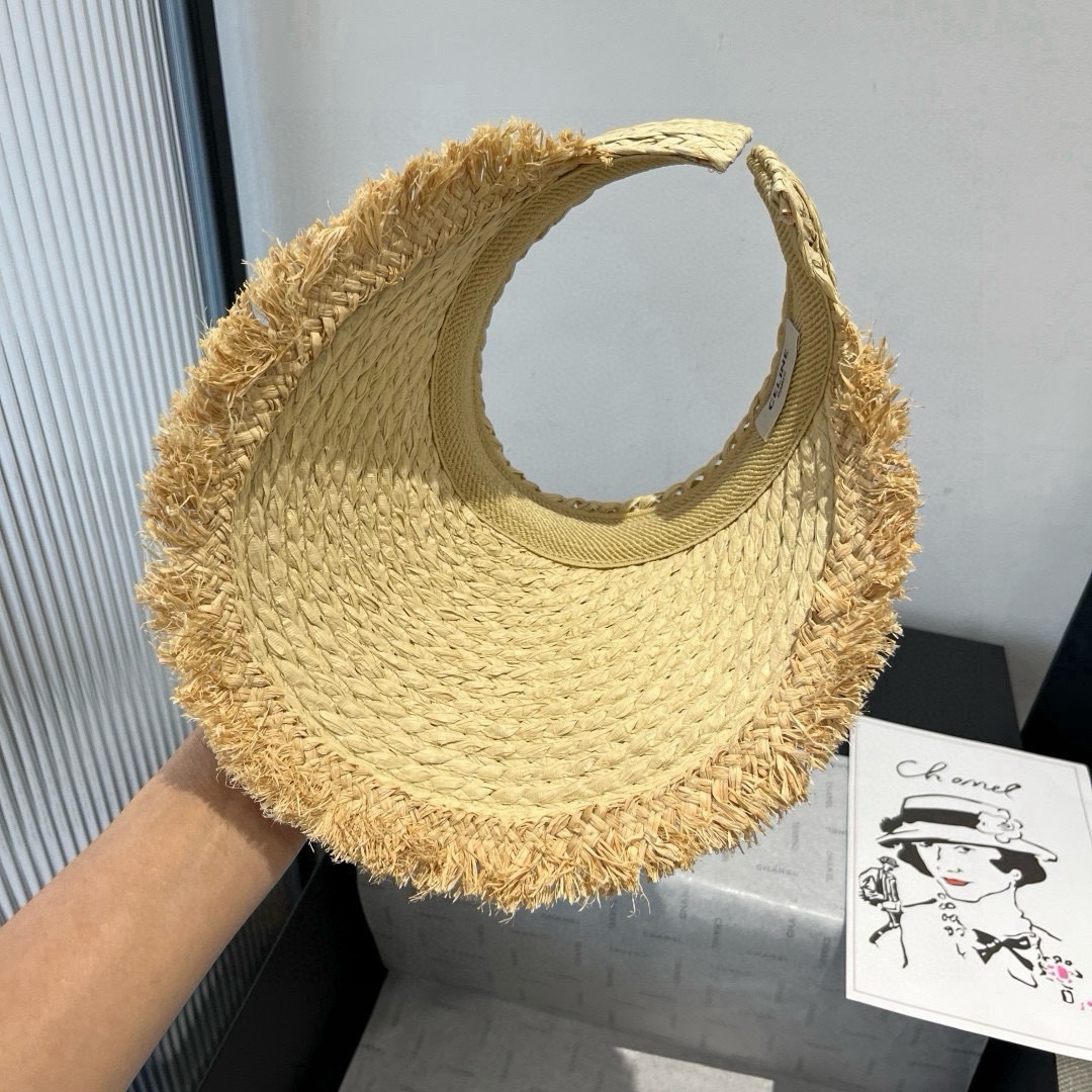 🆕

Celine赛琳新款草帽，空顶蝴蝶结遮阳帽