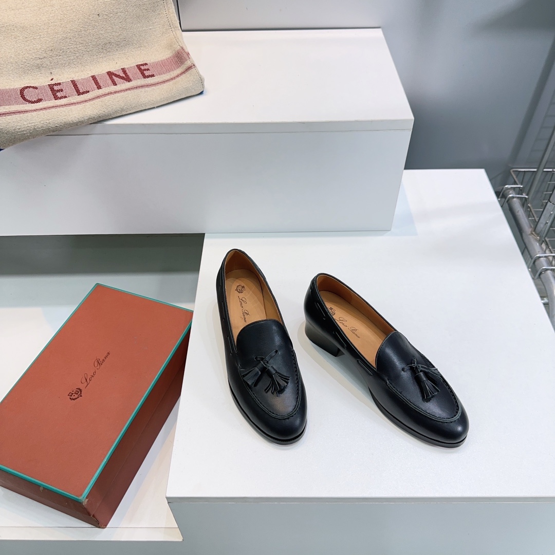 Title: High-Quality Loro Piana Recreational Shoes Summary Summary: Italian-made shoes with oxen leather, classic design, low-key heel, imported calf skin, sizes 35- - 图片 2