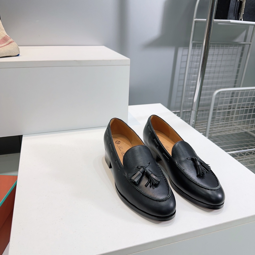 Title: High-Quality Loro Piana Recreational Shoes Summary Summary: Italian-made shoes with oxen leather, classic design, low-key heel, imported calf skin, sizes 35- - 图片 4