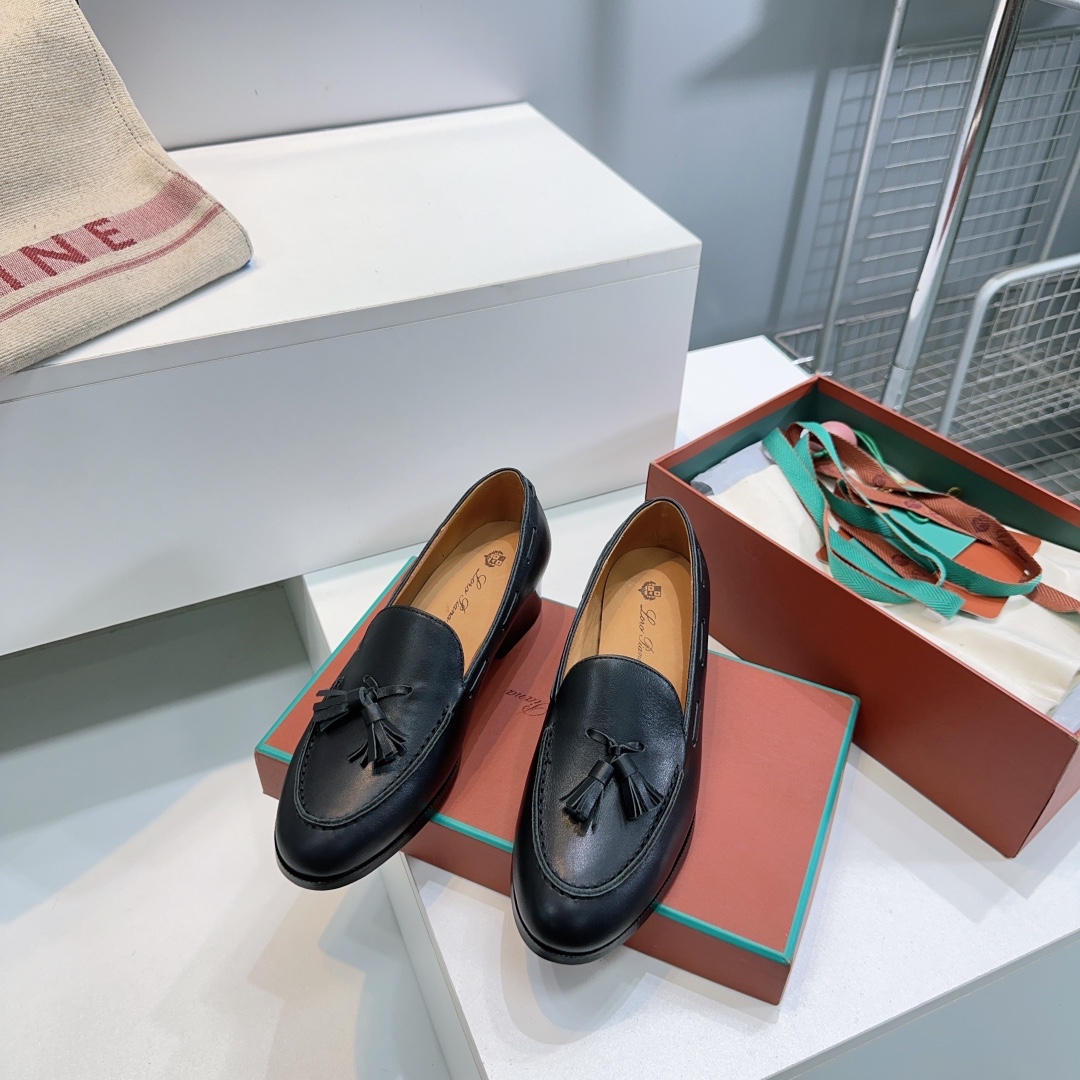 Title: High-Quality Loro Piana Recreational Shoes Summary Summary: Italian-made shoes with oxen leather, classic design, low-key heel, imported calf skin, sizes 35- - 图片 9