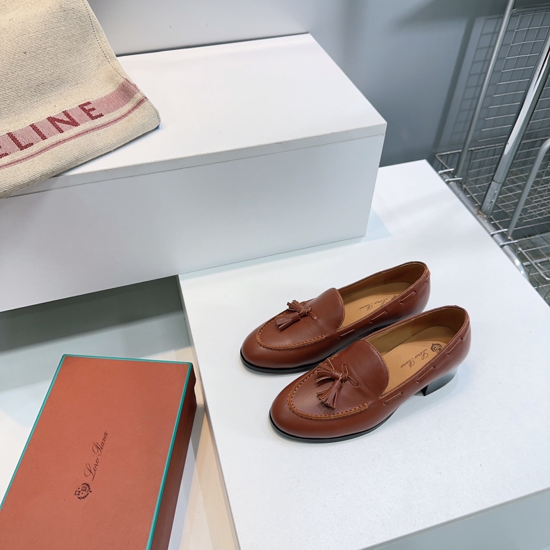 “High Quality Loro Piana Recreational Leather Shoes with Oxen Skin – Italy Import” - 图片 4