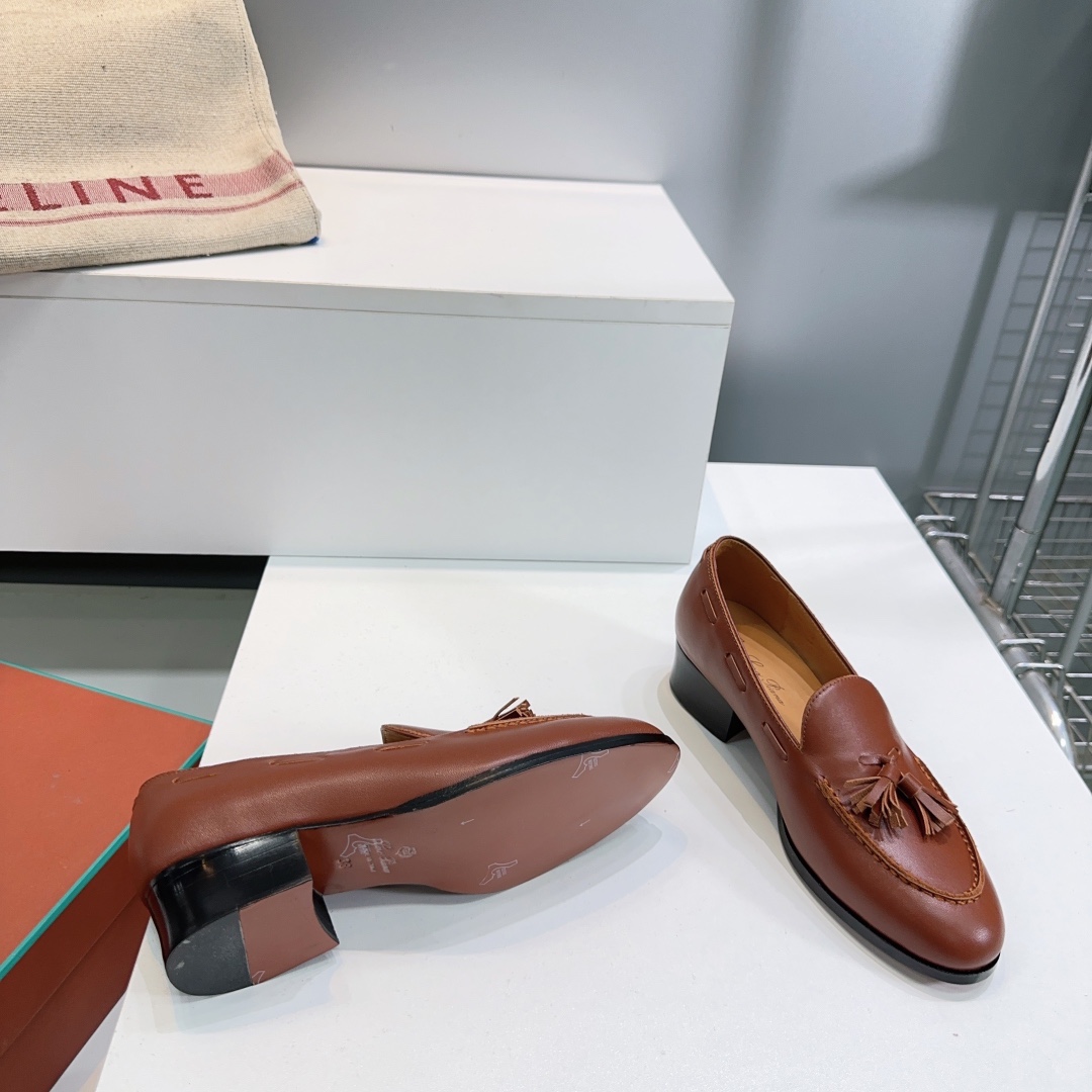 “High Quality Loro Piana Recreational Leather Shoes with Oxen Skin – Italy Import” - 图片 8