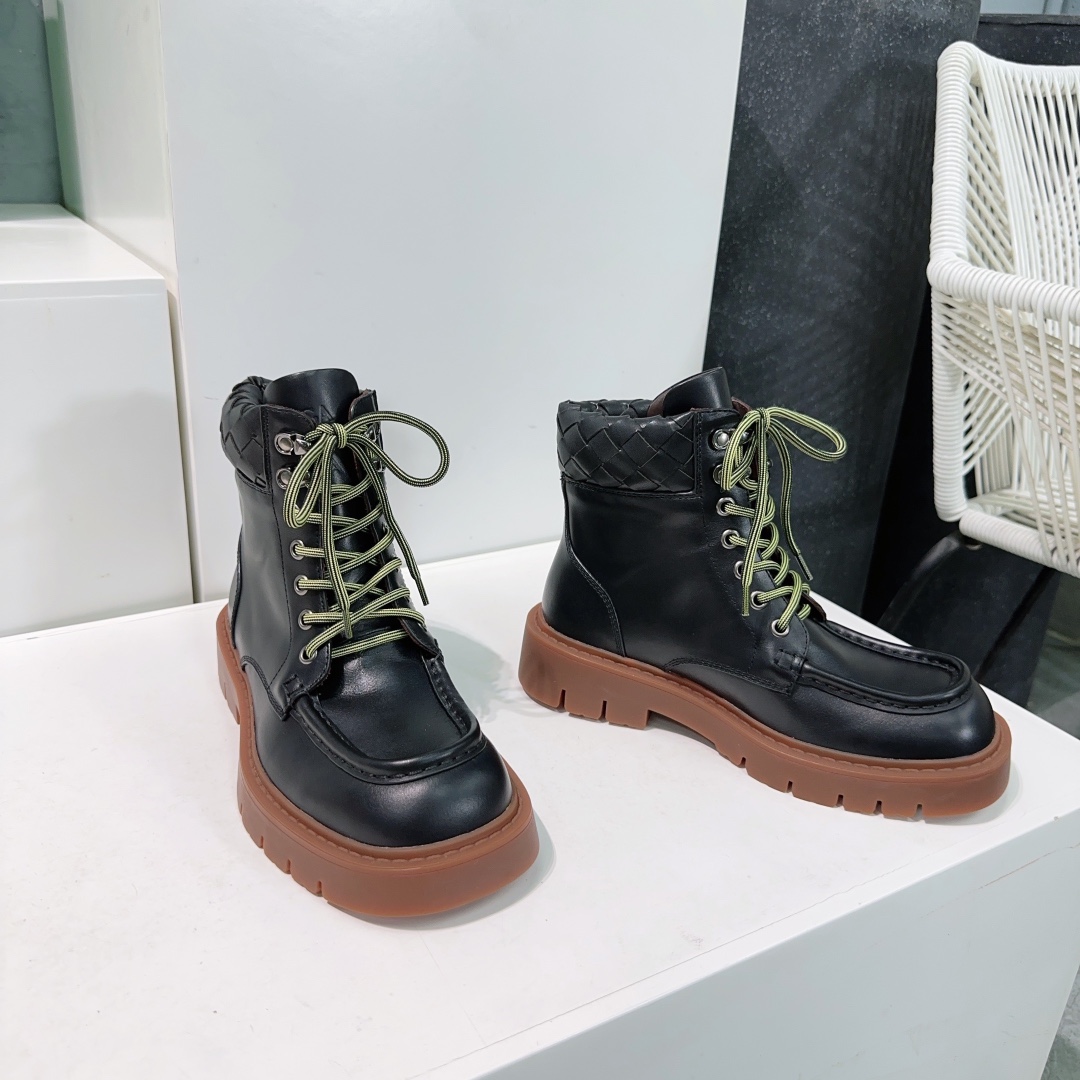 Bottega Veneta 25ss Short Boots: High-Quality Martin Boots for Autumn & Winter - 图片 2
