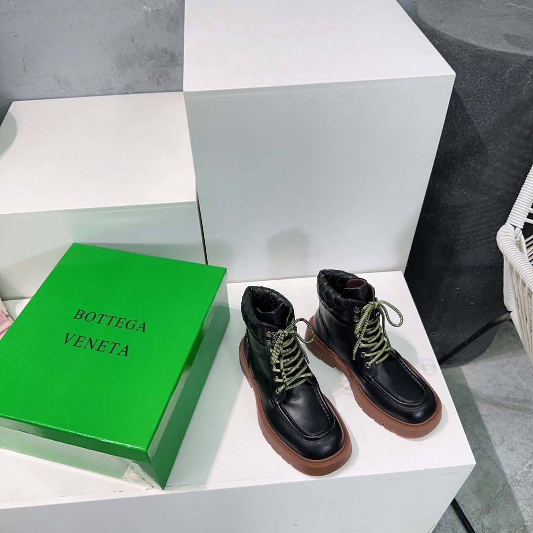 Bottega Veneta 25ss Short Boots: High-Quality Martin Boots for Autumn & Winter - 图片 4
