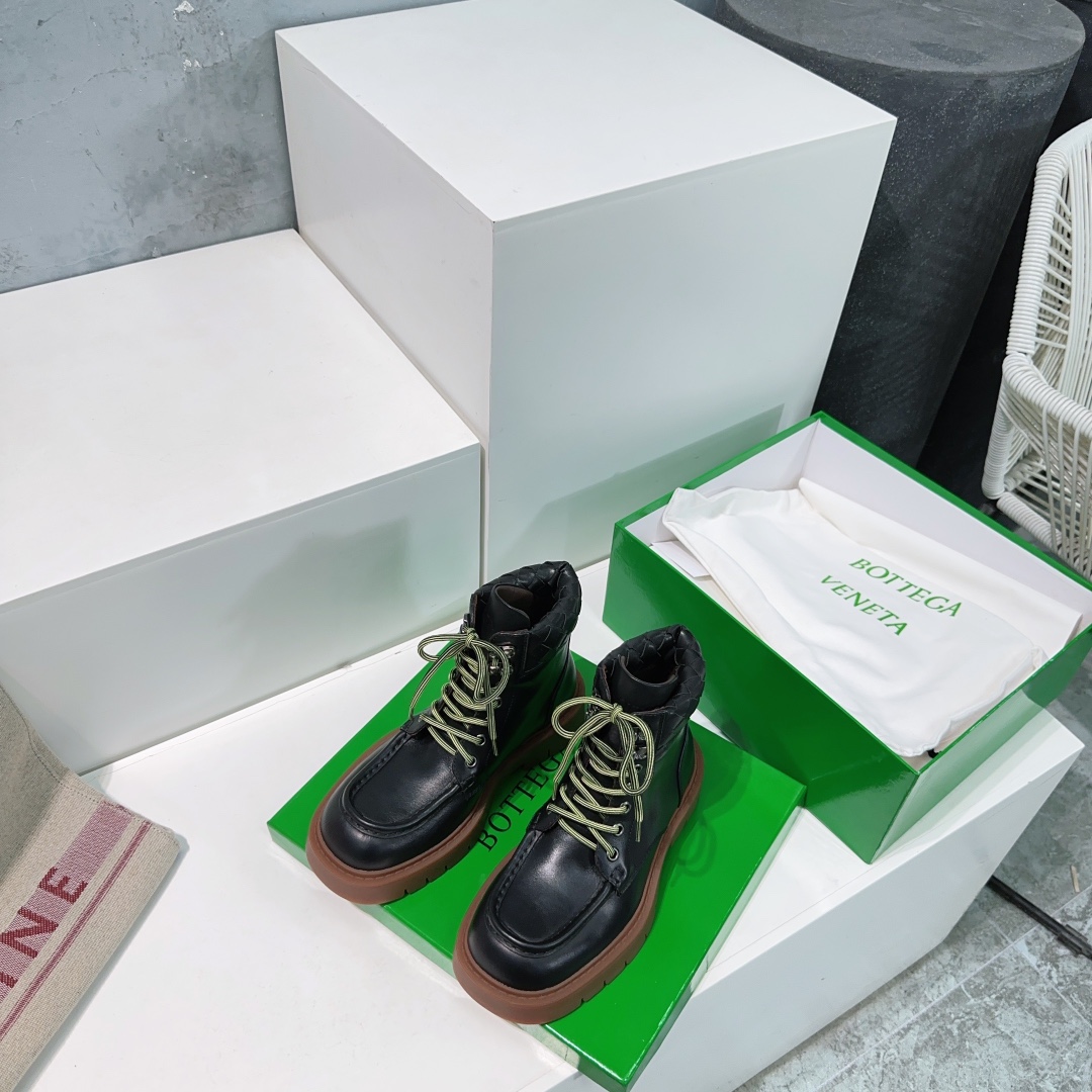 Bottega Veneta 25ss Short Boots: High-Quality Martin Boots for Autumn & Winter - 图片 6