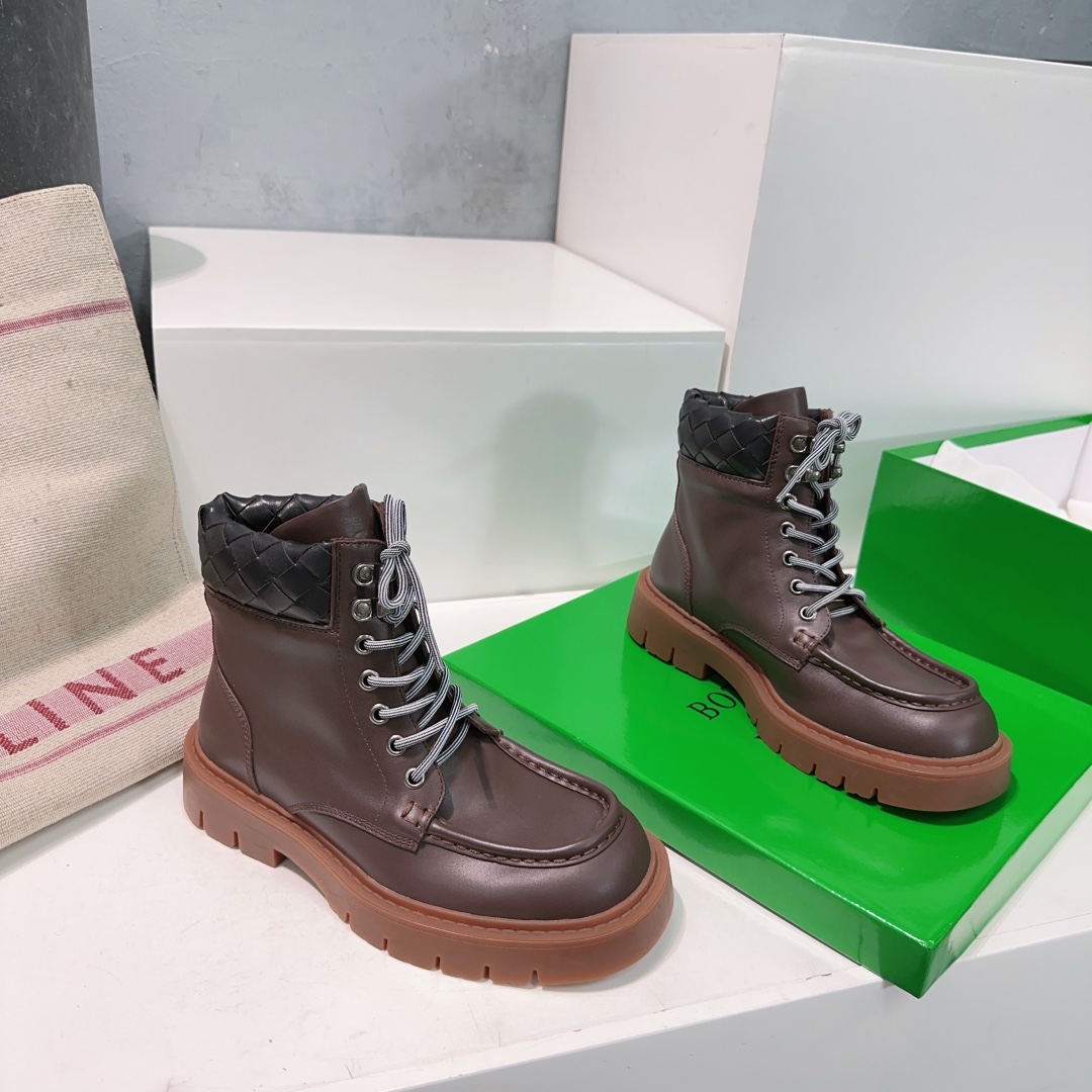Bottega Veneta 25SS Short Boots: High-Quality Martin Boots for Autumn and Winter - 图片 3
