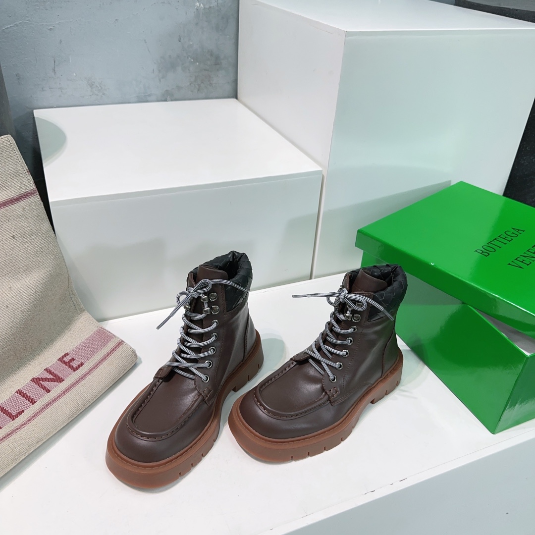Bottega Veneta 25SS Short Boots: High-Quality Martin Boots for Autumn and Winter - 图片 2