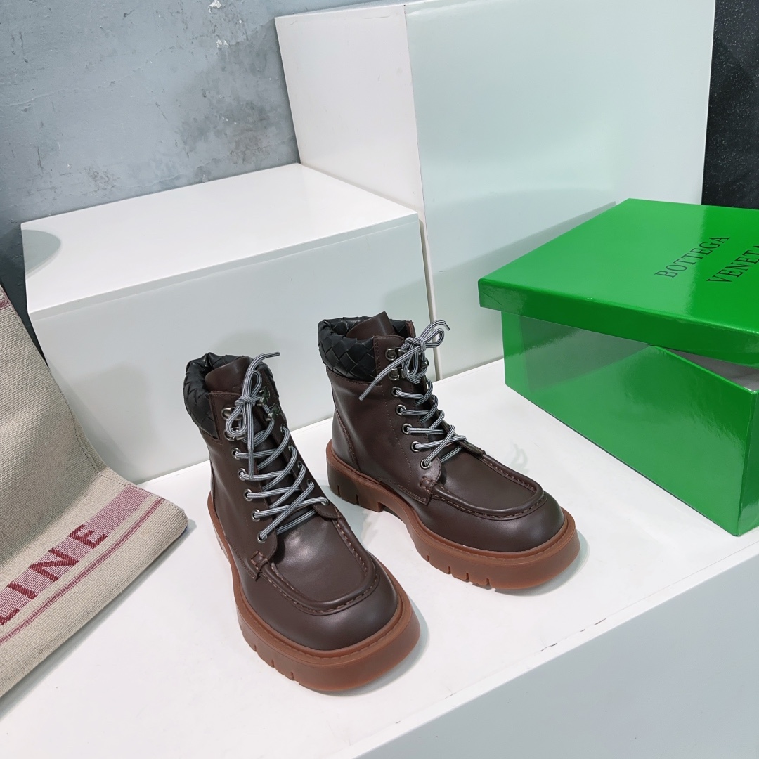 Bottega Veneta 25SS Short Boots: High-Quality Martin Boots for Autumn and Winter - 图片 1
