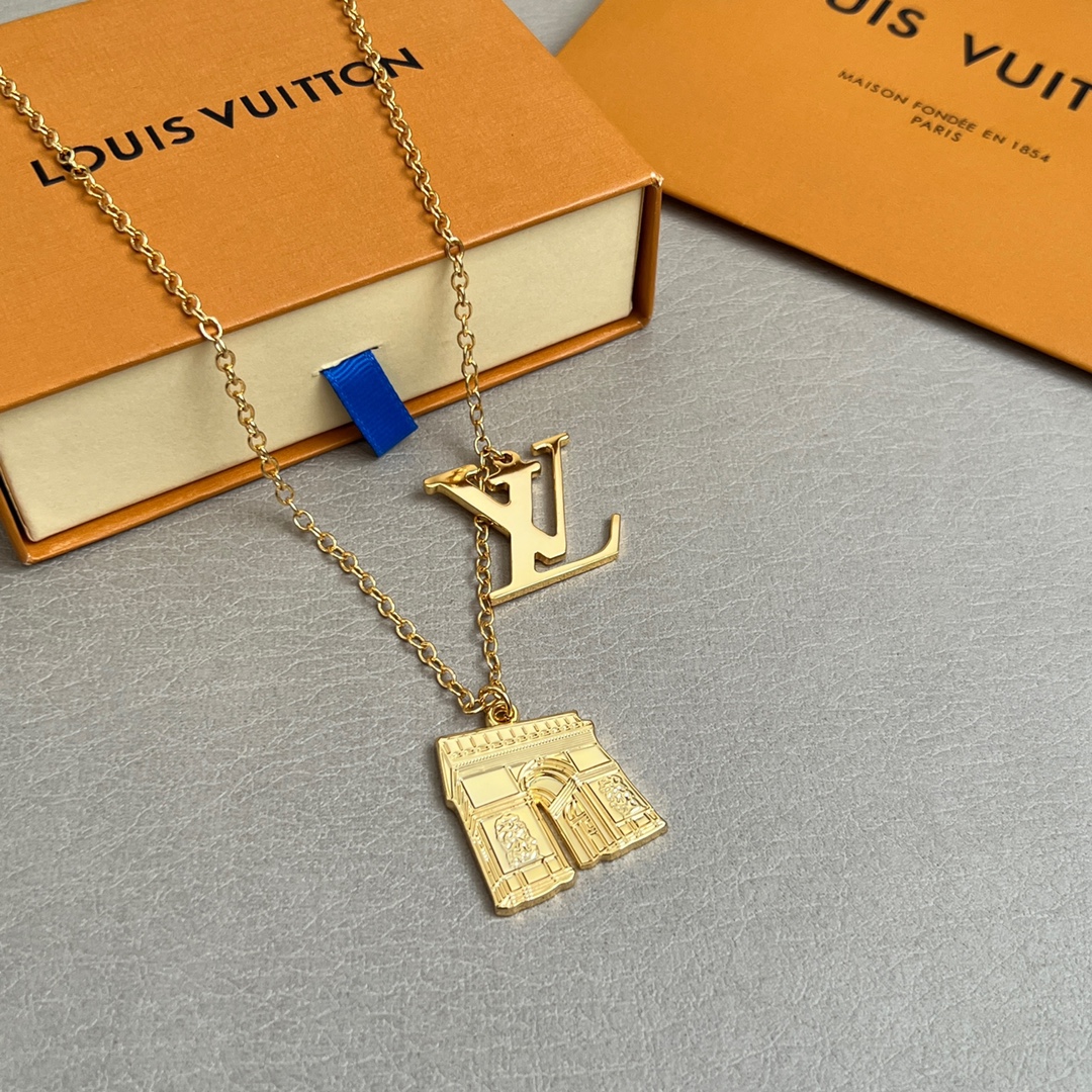 【】💫LV项链💫原版定制✨🙆每一个细节媲美专柜正品，业内仅此一家全世界专柜自购正品打版，这样才能把首饰打