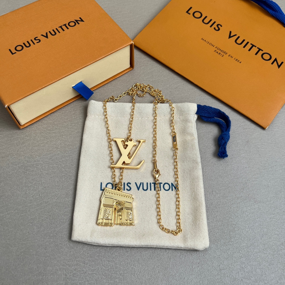 【】💫LV项链💫原版定制✨🙆每一个细节媲美专柜正品，业内仅此一家全世界专柜自购正品打版，这样才能把首饰打