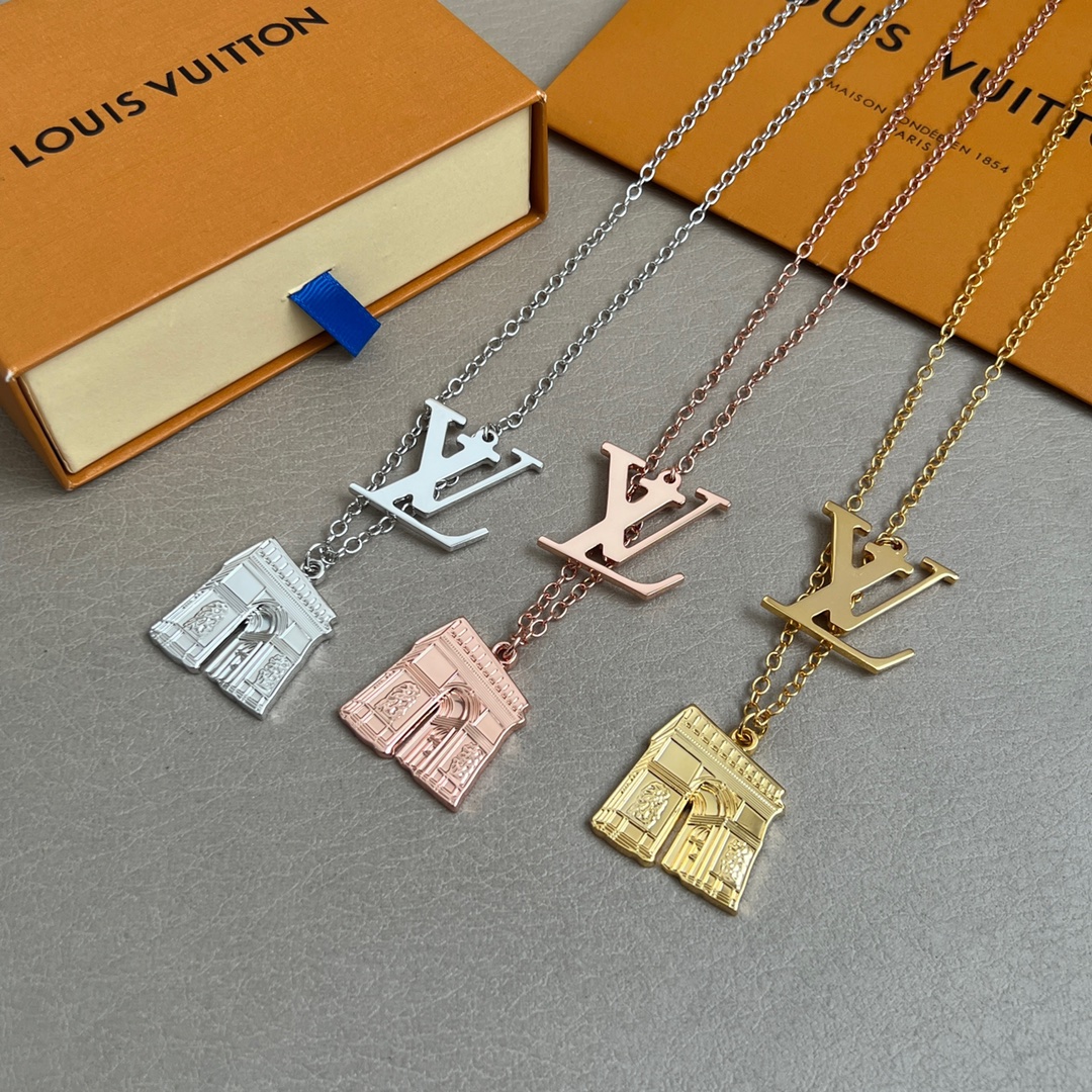【】💫LV项链💫原版定制✨🙆每一个细节媲美专柜正品，业内仅此一家全世界专柜自购正品打版，这样才能把首饰打