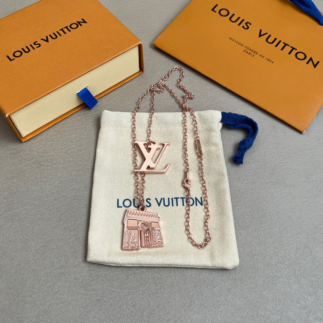 【】💫LV项链💫原版定制✨🙆每一个细节媲美专柜正品，业内仅此一家全世界专柜自购正品打版，这样才能把首饰打