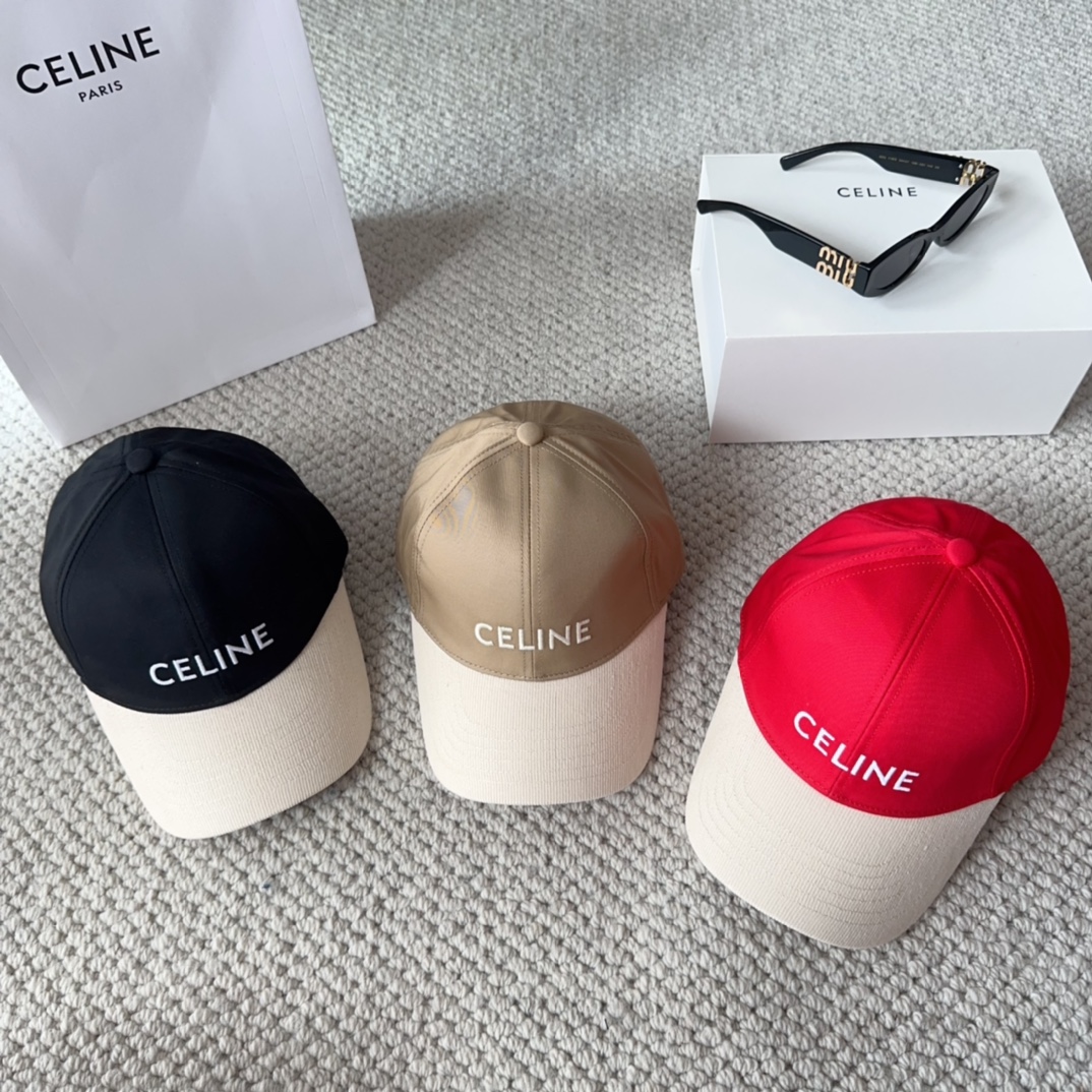 CELIN* 凯旋门棒球帽☑️休闲百搭款🆒👏饱满立体高颅顶❗️🔉帽型正点 弧度流畅线条自然💙神奇改善脸型