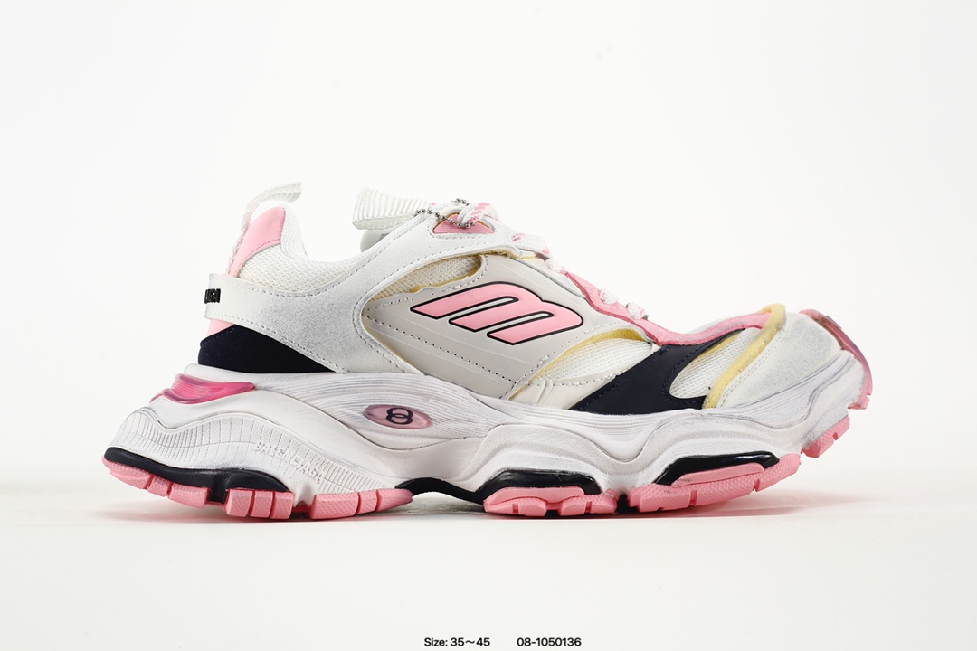 Balenciaga CARGO Sneaker 巴黎世家十一代圆头系带 舒适百搭低帮生活休闲鞋老爹鞋 全套原纸板楦头开发 最原汁原味的灵魂版型 全鞋荧光划线卡点 胶水把控整洁度追求极致完美 每一双都是工艺品 多重QC质检 超越公司货的品控标准 实实在在的免检产品 原盒原配 正确字体电绣 粗细、位置、大小正确 侧边TPU 透气孔匹配意产原版 正确分离大底 TPU软底 原版一致大底LOGO 立体感十足 原厂皮料水洗做旧 采购原厂网纱 这款超细纤维和网布工装运动鞋 做旧的厚网布鞋面 还有一种经典 Track 鞋款融合 New Balance 9060 中底之即视感 标志性 Sporty B Logo 置于鞋面中间 再加上明显提高的中底厚度 你也不用害怕与3XL难以分辨 货号:784341 W2MV1 1170 码数:如图 编码:08-1050136