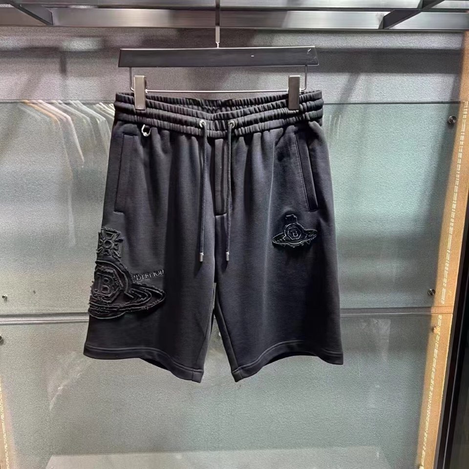 “Queen 696 Queen of Queens Shorts: High Luxury, Low-Profile, Fine Cuttings in Black, Sizes M-3XL”