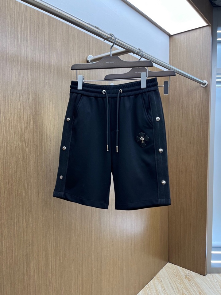 “2025 Summer Men’s Shorts: Crome Hearts Air-Smuggling Fabric with Custom Design and Top-Level Comfort” - 图片 1