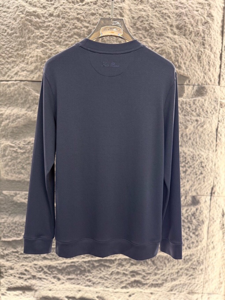 “Men’s Fall & Winter Cotton T-Shirts: Stylish, High-Quality, and Versatile in Blue, White, and Coffee Colors” - 图片 9