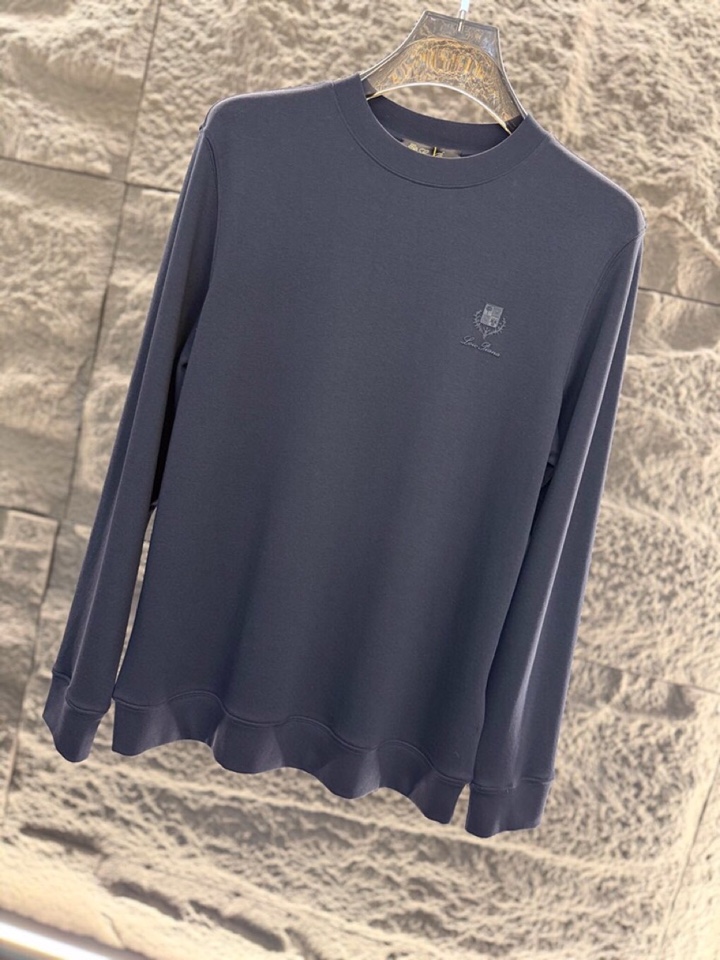 “Men’s Fall & Winter Cotton T-Shirts: Stylish, High-Quality, and Versatile in Blue, White, and Coffee Colors” - 图片 8