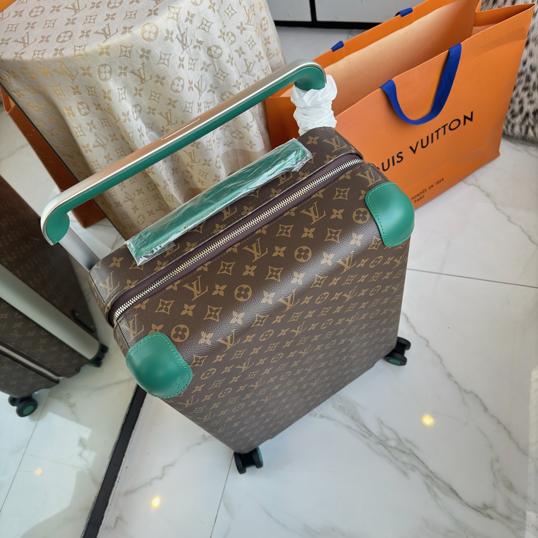 Louis Vuitton Horizon Monogram Brown Green Standard travel