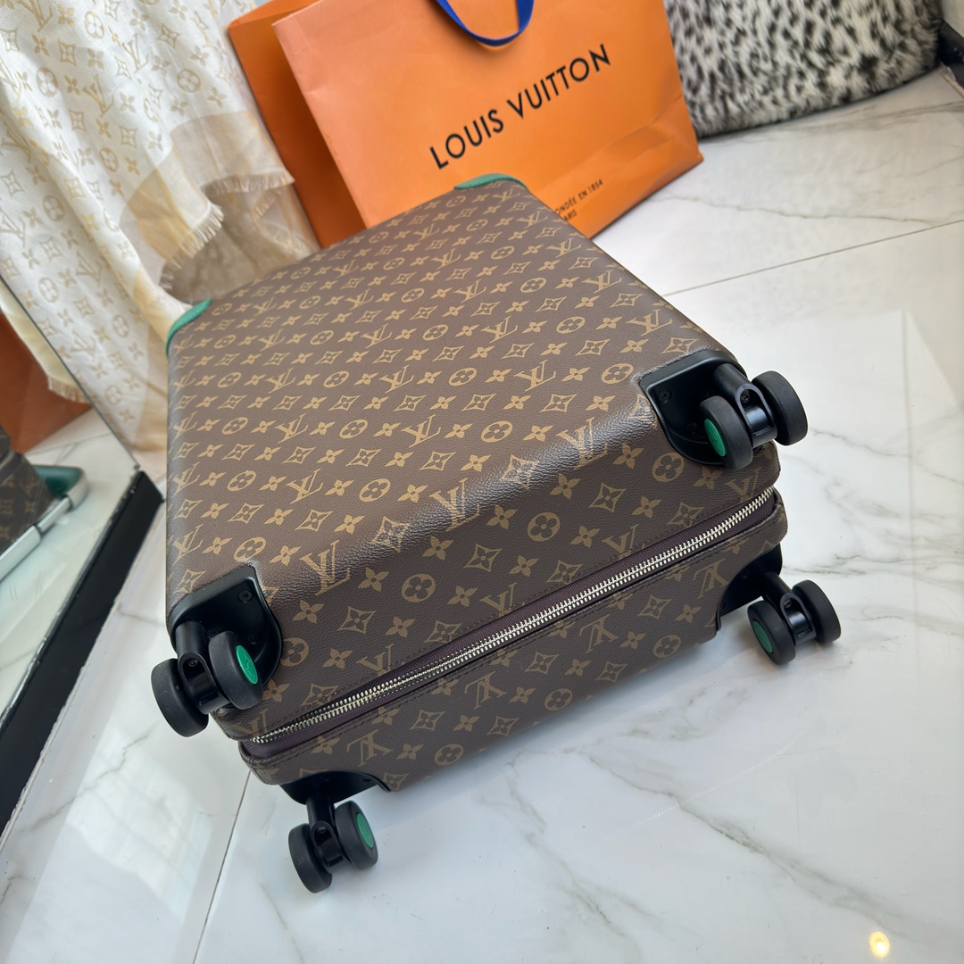 Louis Vuitton Horizon Monogram Brown Green Standard travel